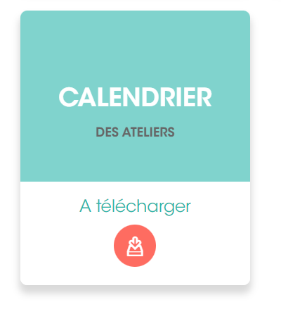 Calendrier ateliers